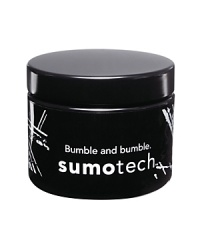 It's not a wax, paste or creme, but a midweight moulding compound that combines all three. Creates exceptional pliability and lasting memory. Much loved by men (especially the buttoned-up-by-day, funk-it-up-by-night types). Usage: Spread a dab through palms and fingers. Distribute evenly and quickly through nearly dry hair. Muss, don't fuss. To extend working time, start with Prep or Tonic Lotion.Product Recipe: 1. Layer Sumotech under Grooming Creme for pliable hold. 2. Layer Sumotech on top of Does it All for a shiny texture and strong hold. 3. Layer Sumotech on top of Tonic Lotion for a modern matte finish with separation and flexible hold. It's not a wax, paste or creme, but a midweight moulding compound that combines all three. Creates exceptional pliability and lasting memory. Much loved by men (especially the buttoned-up-by-day, funk-it-up-by-night types). Usage: Spread a dab through palms and fingers. Distribute evenly and quickly through nearly dry hair. Muss, don't fuss. To extend working time, start with Prep or Tonic Lotion.Product Recipe: 1. Layer Sumotech under Grooming Creme for pliable hold. 2. Layer Sumotech on top of Does it All for a shiny texture and strong hold. 3. Layer Sumotech on top of Tonic Lotion for a modern matte finish with separation and flexible hold.