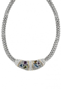 Effy Jewlery Balissima Multi Gemstone & Diamond Necklace, 1.58 TCW Effy Jewlery Balissima Multi Gemstone & Diamond Necklace, 1.58 TCW
