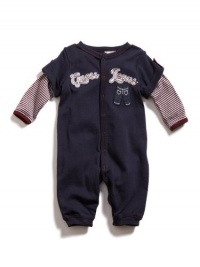 GUESS GUESS Coveralls with Embroidery, NAVY (6/9M)