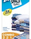 5 Pack of Space Bags - 2 Med, 2 Large, 1 XLarge