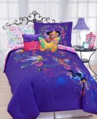 Think happy thoughts! The Surreal Garden sheet set from Disney features a rainbow of daisy, bell and flower shapes over a soft white background. Pair with the Surreal Garden Comforter set and it's off to dream land with Tinkerbell! Think happy thoughts! The Surreal Garden sheet set from Disney features a rainbow of daisy, bell and flower shapes over a soft white background. Pair with the Surreal Garden Comforter set and it's off to dream land with Tinkerbell!