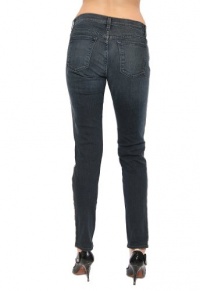 Women's J Brand Kacie Pieced Leather Skinny Jean in Wicked