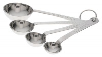 Amco 4-Piece Stainless-Steel Measuring Spoon Set Amco 4-Piece Stainless-Steel Measuring Spoon Set