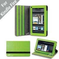 Acase Premium Micro Fiber Leather Case with built-in Stand for Kindle Fire Full Color 7 Multi-touch Display, Wifi (Green) Acase Premium Micro Fiber Leather Case with built-in Stand for Kindle Fire Full Color 7 Multi-touch Display, Wifi (Green)