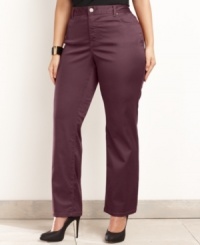 Get the look of the season with straight-leg colored plus size denim from INC. These jeans still feature the fabulous fit you love! (Clearance) Get the look of the season with straight-leg colored plus size denim from INC. These jeans still feature the fabulous fit you love! (Clearance)