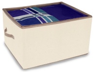 DAZZ Large Storage Box with Handles and with Cedar, Natural Canvas DAZZ Large Storage Box with Handles and with Cedar, Natural Canvas