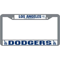 Los Angeles Dodgers Chrome License Plate Frame Los Angeles Dodgers Chrome License Plate Frame