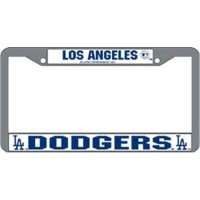 Los Angeles Dodgers Chrome License Plate Frame