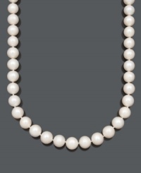 Add a layer of elegance and refinement. Belle de Mer necklace features a strand of large, A+ cultured freshwater pearls (11-13 mm) with a 14k gold clasp. Approximate length: 16 inches. Add a layer of elegance and refinement. Belle de Mer necklace features a strand of large, A+ cultured freshwater pearls (11-13 mm) with a 14k gold clasp. Approximate length: 16 inches.