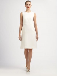 Sleek and minimal, this ultra-versatile design is renedered in a luxurious wool/silk blend.Jewel necklineSleevelessSide slash pocketsConcealed back zipSilk liningAbout 25 from natural waistSilk/woolDry cleanMade in Italy of imported fabricModel shown is 5'8 (173cm) wearing US size 4. Sleek and minimal, this ultra-versatile design is renedered in a luxurious wool/silk blend.Jewel necklineSleevelessSide slash pocketsConcealed back zipSilk liningAbout 25 from natural waistSilk/woolDry cleanMade in Italy of imported fabricModel shown is 5'8 (173cm) wearing US size 4.