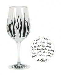 Lolita Love My Party Wild Child 16-Ounce Acrylic Wine Glasses, Set of 2 Lolita Love My Party Wild Child 16-Ounce Acrylic Wine Glasses, Set of 2