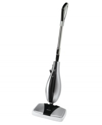 Skipping detergent and other chemicals, the steam mop cleans without making you clean up after it. Including a carpet glider, two quilted cleaning pads and one shaggy pad, this steamer goes from tile to wood to carpet in a quick switch, always providing a high-powered steam that knocks out dirt and grime. 1-year limited warranty. Model 26239. Skipping detergent and other chemicals, the steam mop cleans without making you clean up after it. Including a carpet glider, two quilted cleaning pads and one shaggy pad, this steamer goes from tile to wood to carpet in a quick switch, always providing a high-powered steam that knocks out dirt and grime. 1-year limited warranty. Model 26239.