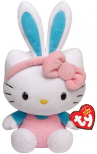 Ty Beanie Babies Hello Kitty with Turquoise Ears Plush Ty Beanie Babies Hello Kitty with Turquoise Ears Plush