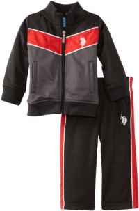 U.S. Polo Assn. Baby-Boys Infant Two Piece Track Jacket and Pant U.S. Polo Assn. Baby-Boys Infant Two Piece Track Jacket and Pant