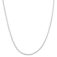 Sterling Silver 1.1-mm Round Wheat Chain Sterling Silver 1.1-mm Round Wheat Chain