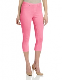 HUE Women's Neon Chinos Capri HUE Women's Neon Chinos Capri