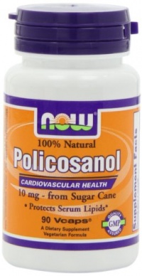 NOW Foods Policosanol 10mg, 90 Vcaps