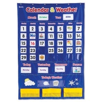 Learning Resources Calendar and Weather Pocket Chart Learning Resources Calendar and Weather Pocket Chart
