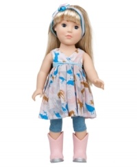 The perfect play pal! This Dollie & Me doll from Madame Alexander is ready to join in on the fun with everyone. The perfect play pal! This Dollie & Me doll from Madame Alexander is ready to join in on the fun with everyone.