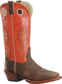 Double H Boot - Mens - 14 Leather Bottom Wide Square