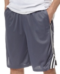 Infused with cool, sporty style, these mesh athletic shorts from Champion will inspire you to get in the game. Infused with cool, sporty style, these mesh athletic shorts from Champion will inspire you to get in the game.
