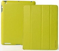 INVELLOP LIME GREEN Leatherette Case Cover for iPad 2 / iPad 3 / iPad 4 / The new iPad (Built-in magnet for sleep/wake feature) INVELLOP LIME GREEN Leatherette Case Cover for iPad 2 / iPad 3 / iPad 4 / The new iPad (Built-in magnet for sleep/wake feature)