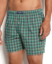 Extra comfortable printed boxer by Polo Ralph Lauren is made from 100% cotton for all day comfort. Extra comfortable printed boxer by Polo Ralph Lauren is made from 100% cotton for all day comfort.