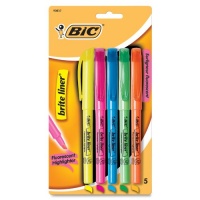 BIC Brite Liner, Assorted Colors (5-Pack) BIC Brite Liner, Assorted Colors (5-Pack)