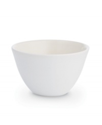 Full of possibilities, ultra-versatile Colorwave white dinnerware offers mini bowls that are half glossy, half matte and entirely timeless in durable white stoneware from Noritake. Mix and match with square shapes or any of the other Colorwave shades. Full of possibilities, ultra-versatile Colorwave white dinnerware offers mini bowls that are half glossy, half matte and entirely timeless in durable white stoneware from Noritake. Mix and match with square shapes or any of the other Colorwave shades.