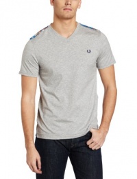 Fred Perry Men's V-Neck With Tartan Trim Fred Perry Men's V-Neck With Tartan Trim