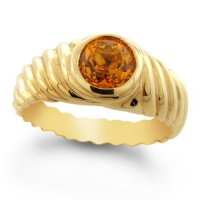 Bling Jewelry 14K Yellow Gold Citrine Color Gemstone Cable Twist Ring Size 8 Bling Jewelry 14K Yellow Gold Citrine Color Gemstone Cable Twist Ring Size 8