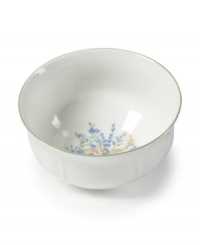 An inspiration for home chefs, Mikasa's Botanical Bouquet cereal bowl features everyday porcelain garnished with garden-fresh sage, rosemary and thyme. An inspiration for home chefs, Mikasa's Botanical Bouquet cereal bowl features everyday porcelain garnished with garden-fresh sage, rosemary and thyme.