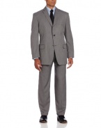 Haggar Men's Herringbone Two Button Center Vent Suit Coat