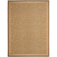 Safavieh Courtyard Collection CY6100-39 Natural and Gold Indoor/ Outdoor Area Rug, 6-Feet 7-Inch by 9-Feet 6-Inch Safavieh Courtyard Collection CY6100-39 Natural and Gold Indoor/ Outdoor Area Rug, 6-Feet 7-Inch by 9-Feet 6-Inch