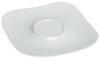 Rosenthal Free Spirit White Porcelain Café au Lait Saucer Rosenthal Free Spirit White Porcelain Café au Lait Saucer