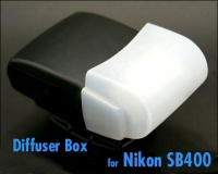 EasyFoto Flash Diffuser Cap Box for Nikon Speedlite SB400 EasyFoto Flash Diffuser Cap Box for Nikon Speedlite SB400