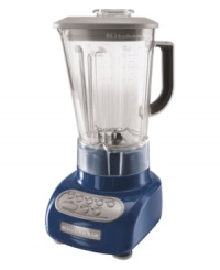 With smooth color selections, unique contours and unsurpassed power, this polycarbonate jar blender is the clear choice for all your needs. Built for continual blending, the patented razor-sharp stainless steel blades whirl until the job is done. Hassle-free one-year replacement warranty. With smooth color selections, unique contours and unsurpassed power, this polycarbonate jar blender is the clear choice for all your needs. Built for continual blending, the patented razor-sharp stainless steel blades whirl until the job is done. Hassle-free one-year replacement warranty.