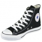 Converse Chuck Taylor All Star Shoes (M9160) Hi Top in Black, Size: 4 D(M) US Mens / 6 B(M) US Womens, Color: Black