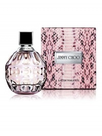 A new chapter in the glamorous story of Jimmy Choo. The Jimmy Choo Eau de Toilette is an new alchemy of notes: crystalline rose with sexy orchid accents, sparkling fresh ginger and pear on a vibrant woody base. A luminous scent that puts an original twist on the original Jimmy Choo Parfum. 3.3 oz. A new chapter in the glamorous story of Jimmy Choo. The Jimmy Choo Eau de Toilette is an new alchemy of notes: crystalline rose with sexy orchid accents, sparkling fresh ginger and pear on a vibrant woody base. A luminous scent that puts an original twist on the original Jimmy Choo Parfum. 3.3 oz.