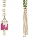 Betsey Johnson Candy Land Popsicle and Candy Mismatch Earrings