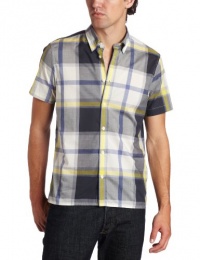 Ben Sherman Men's Short Sleeve Oversized Marl Check Shirt Ben Sherman Men's Short Sleeve Oversized Marl Check Shirt