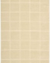 Nourison Westport Squares Ivory 5.0-Feet by 8.0-Feet 100% Wool Room Size Rug