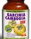 Pure Garcinia Cambogia Extract RAW TM 75% HCA - 1500mg per serving | Full Month's Supply (90 Capsules/bottle)