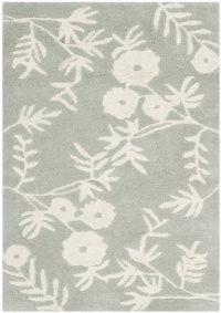 Safavieh SOH774C Soho Collection Handmade New Zealand Wool Area Rug, 5-Feet by 8-Feet, Grey and Ivory Safavieh SOH774C Soho Collection Handmade New Zealand Wool Area Rug, 5-Feet by 8-Feet, Grey and Ivory