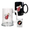 NBA Miami Heat 15-Ounce Tankard, 15-Ounce Ceramic Mug & 2-Ounce Shot Glass Set - Primary Logo