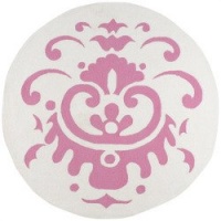 Playground White Kids Rug Size: Round 4' Playground White Kids Rug Size: Round 4'