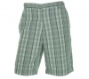 Alfani Plaid Plain Front Shorts