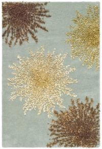 Safavieh Soho Collection Explosions Handmade New Zealand Wool Area Rug, 2-Feet by 3-Feet, Light Blue Safavieh Soho Collection Explosions Handmade New Zealand Wool Area Rug, 2-Feet by 3-Feet, Light Blue
