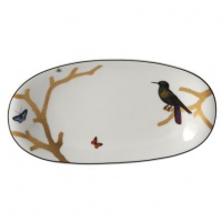 Bernardaud Aux Oiseaux Relish Dish Bernardaud Aux Oiseaux Relish Dish