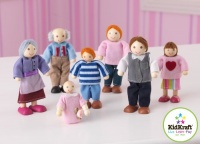 Doll Family of 7 Caucasian Doll Family of 7 Caucasian